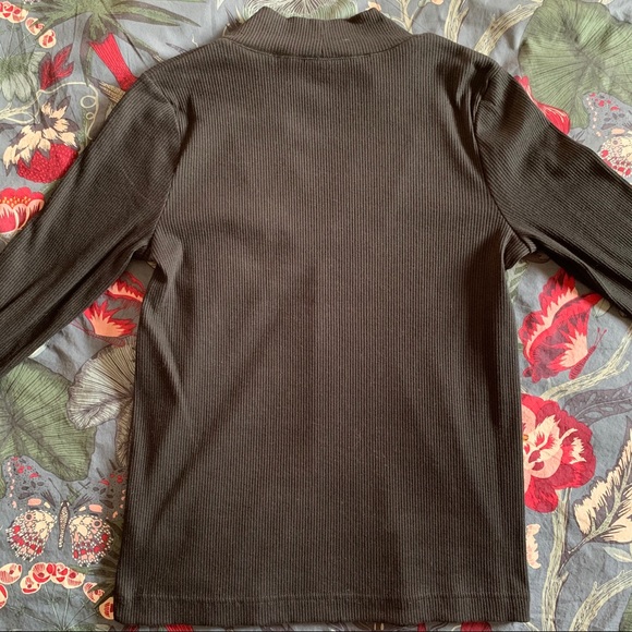 Black V-neck Sweater - Picture 5 of 5